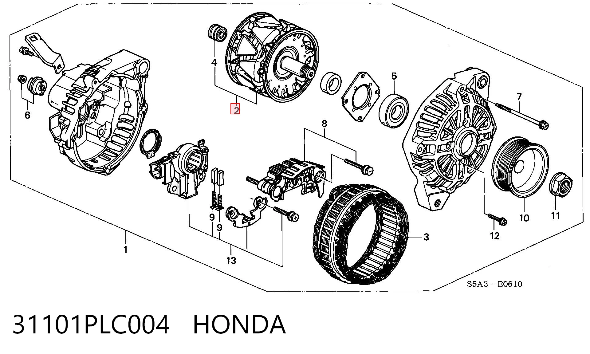 31101PLC004 Honda 