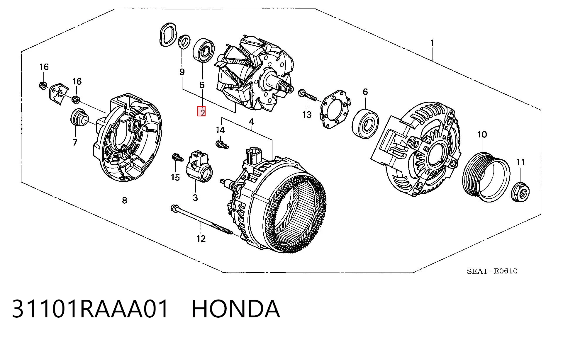 31101RAAA01 Honda 