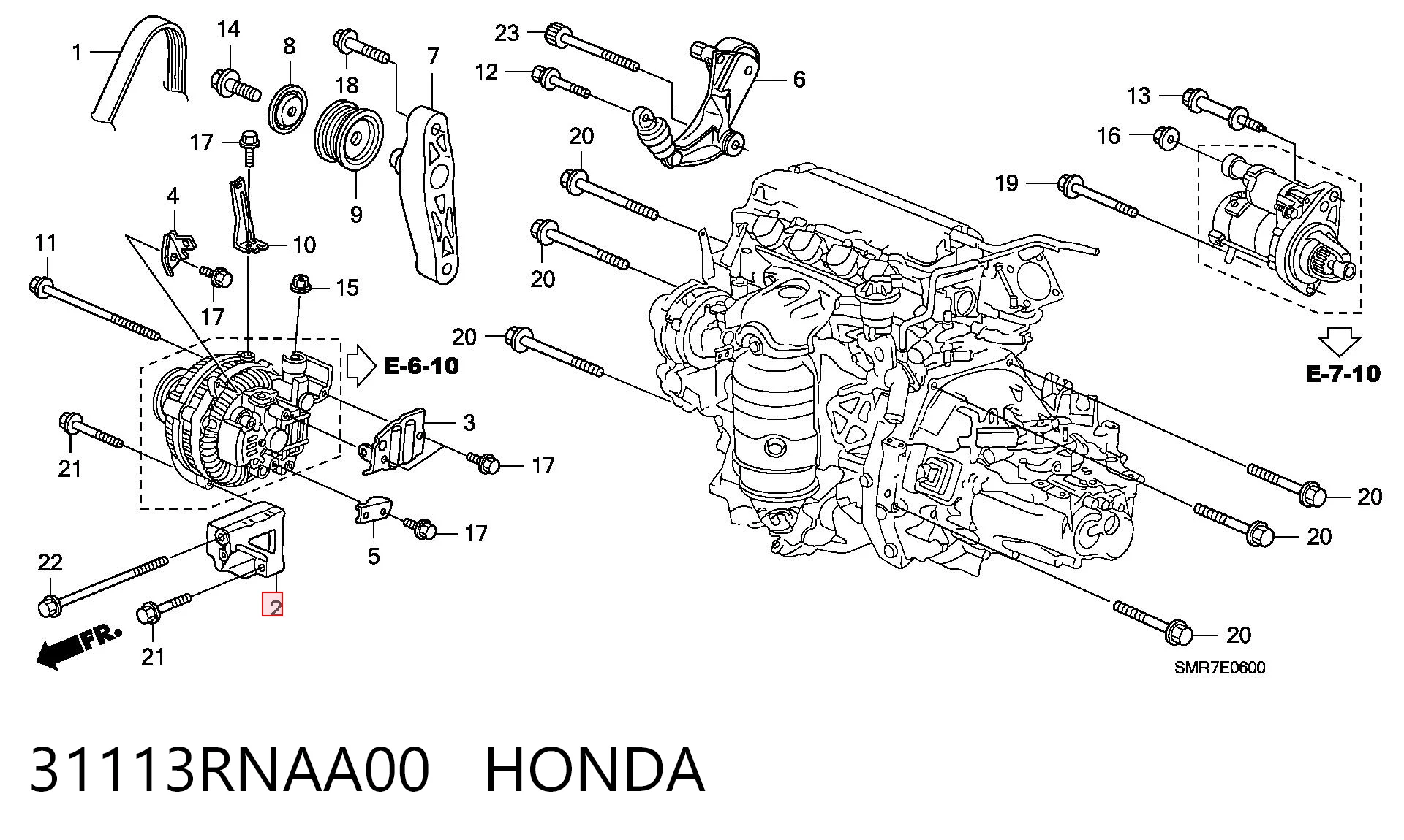 31113RNAA00 Honda 