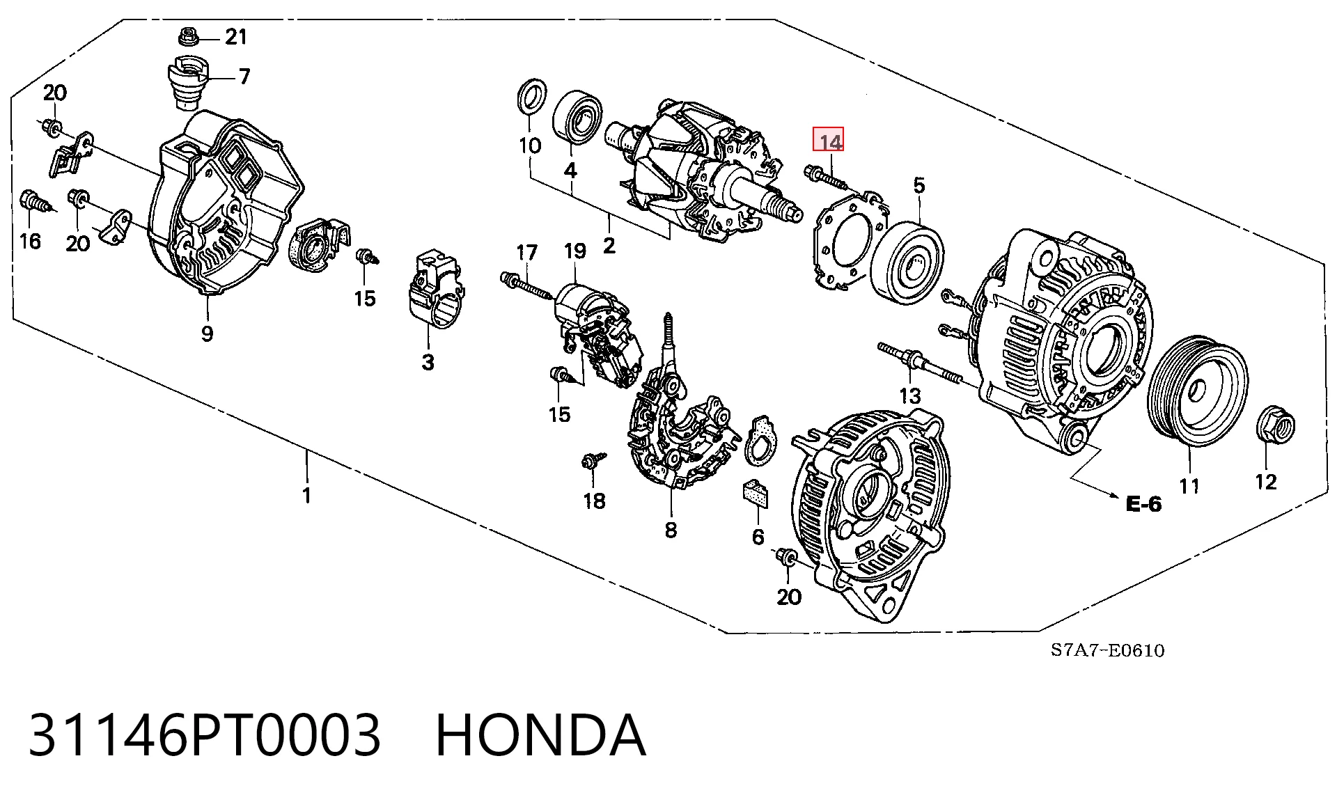 31146PT0003 Honda