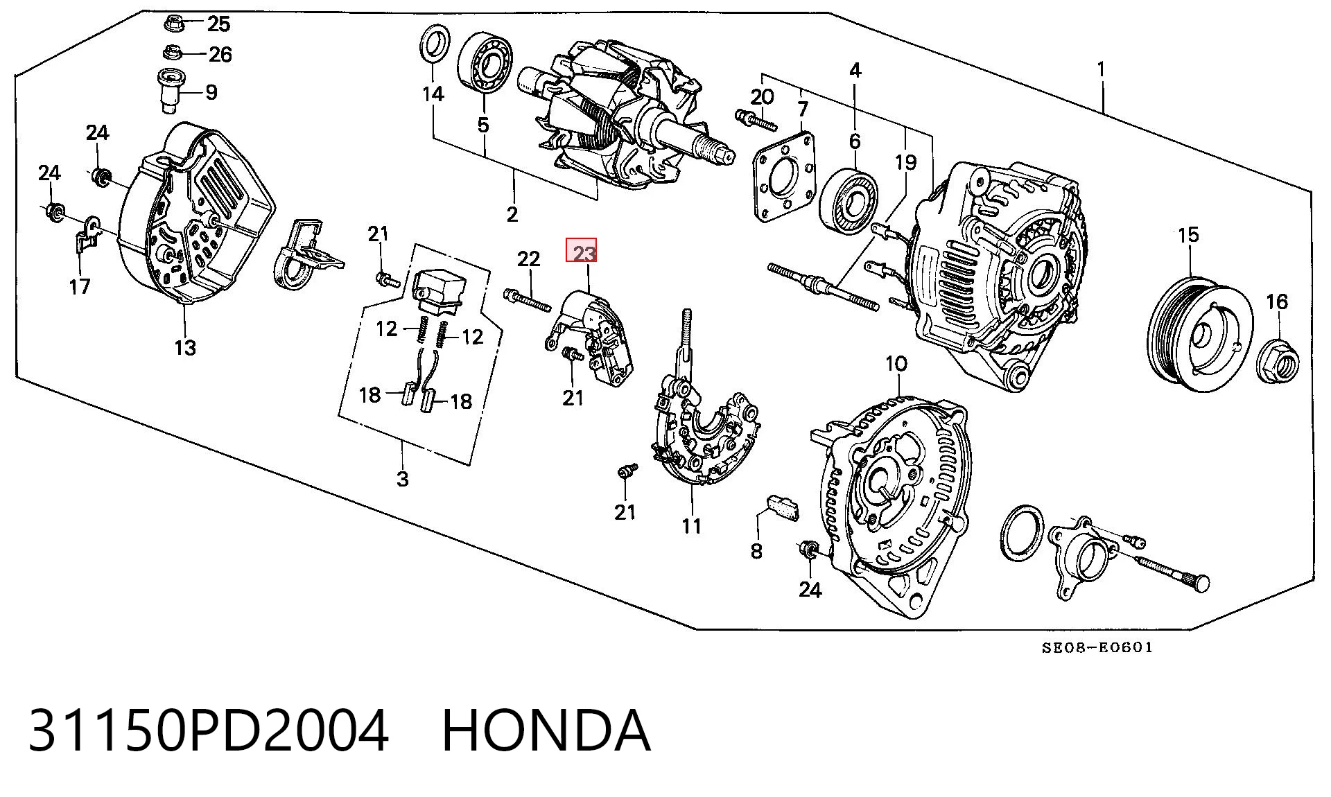 31150PD2004 Honda