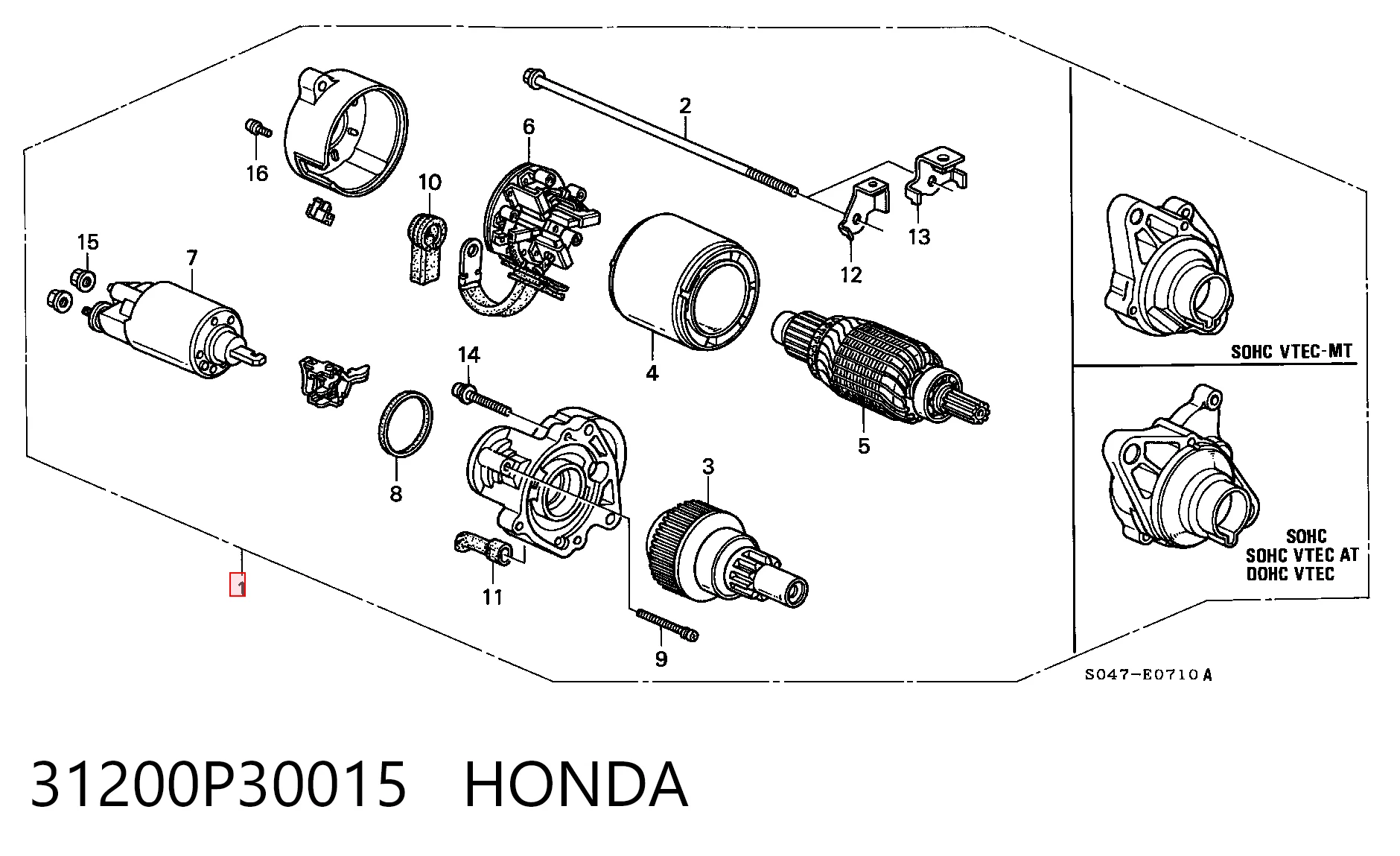 31200P30015 Honda