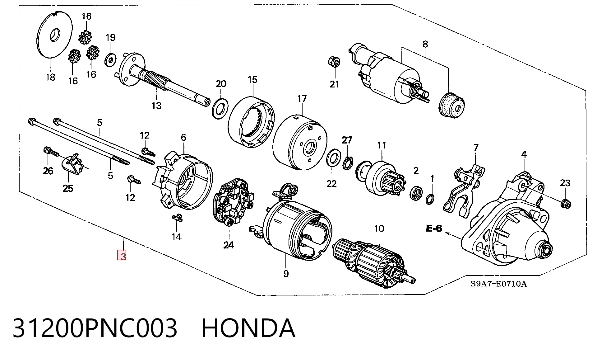31200PNC003 Honda