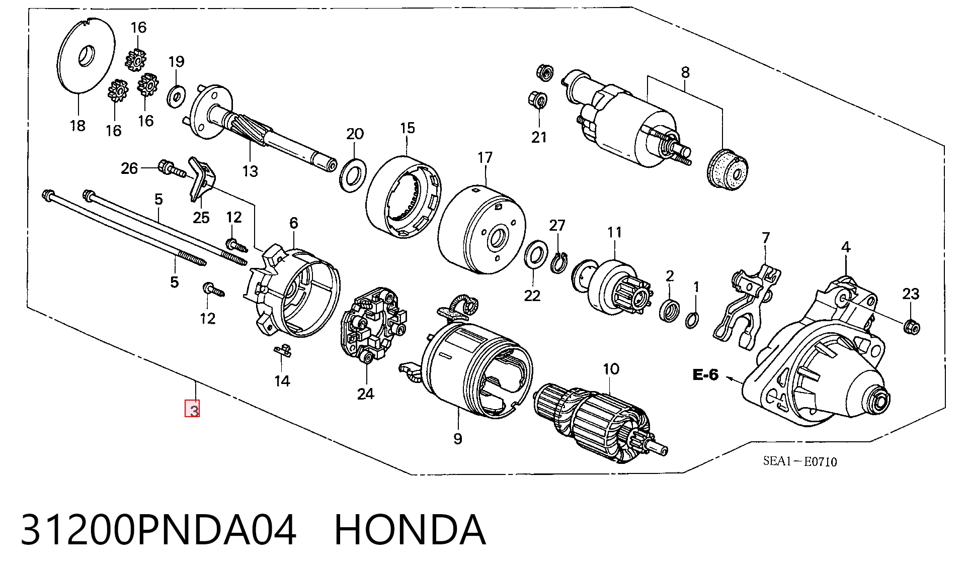 31200PNDA04 Honda