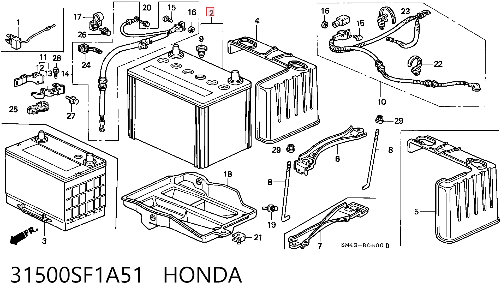 31500SF1A51 Honda