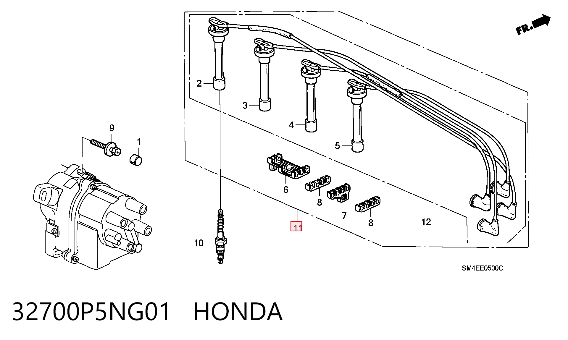 32700P5NG01 Honda