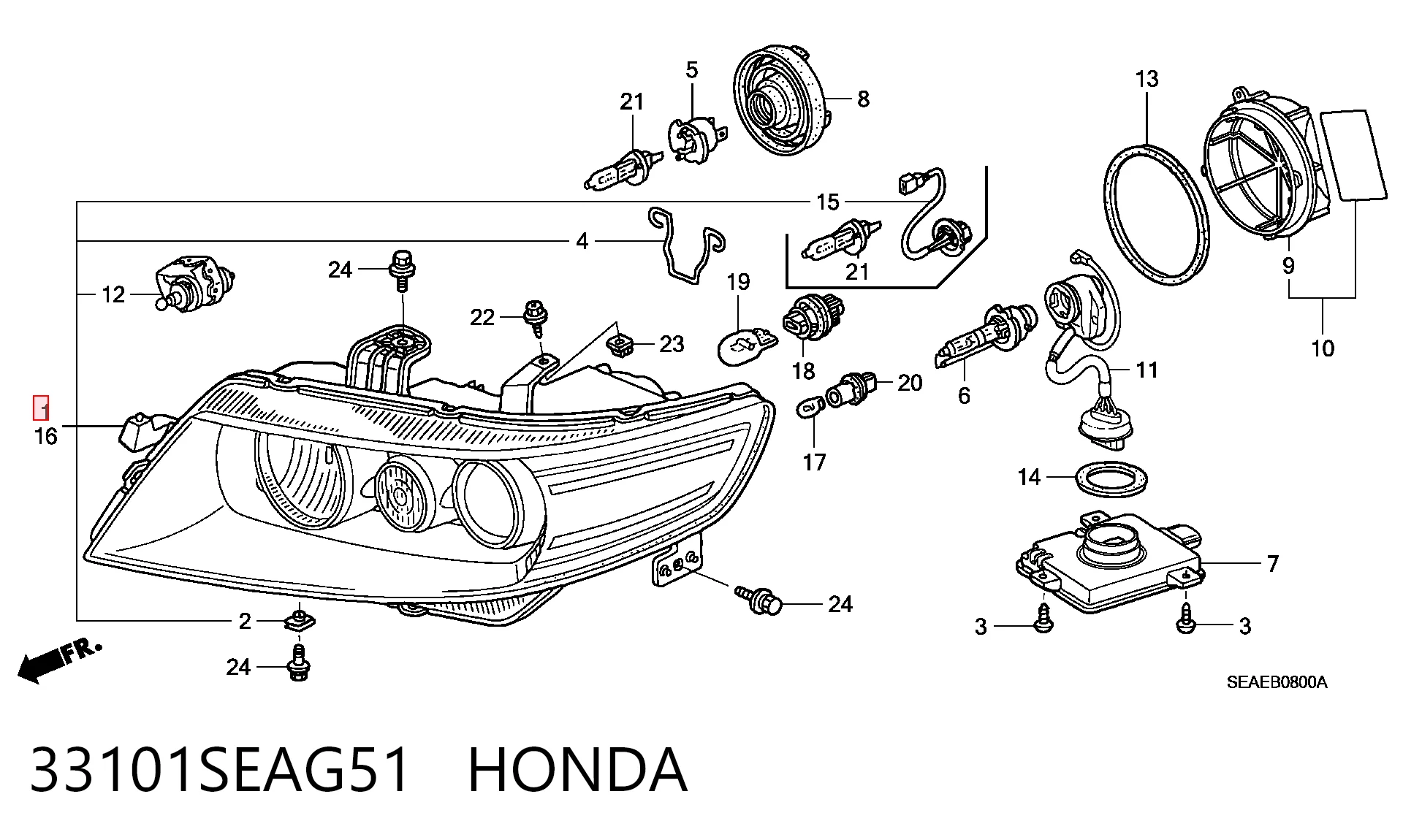 33101SEAG51 Honda