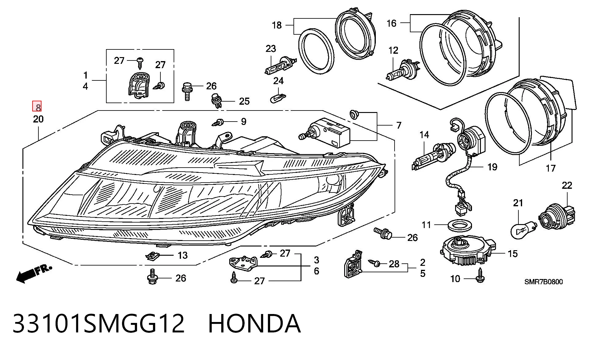 33101SMGG12 Honda