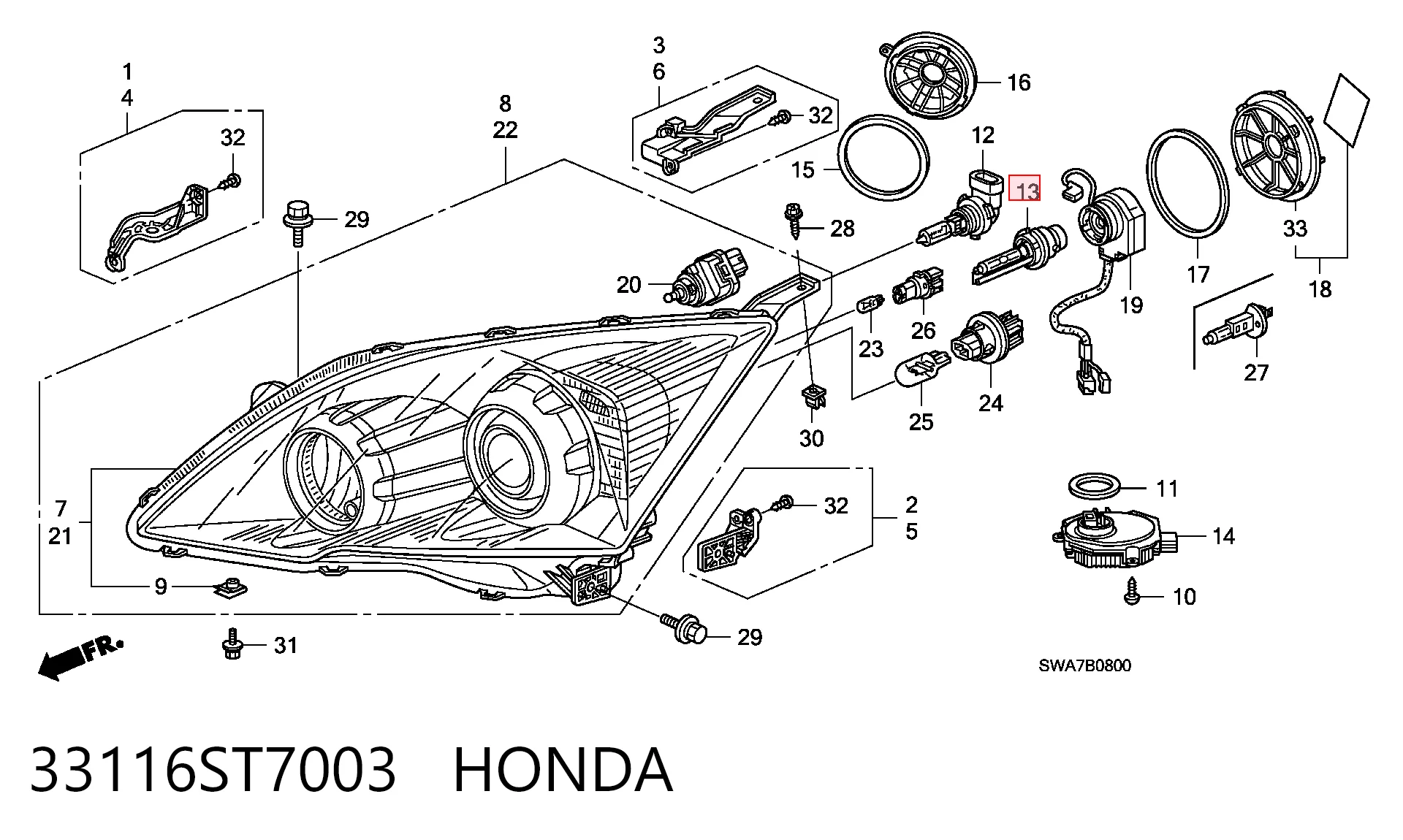Bombilla de xenón Mitsubishi 000582 precio, desde 61,23 EUR
