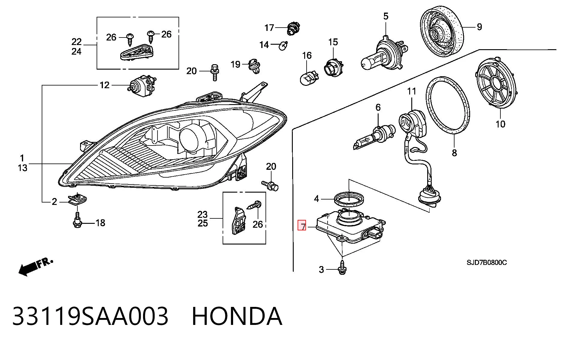 33119SAA003 Honda