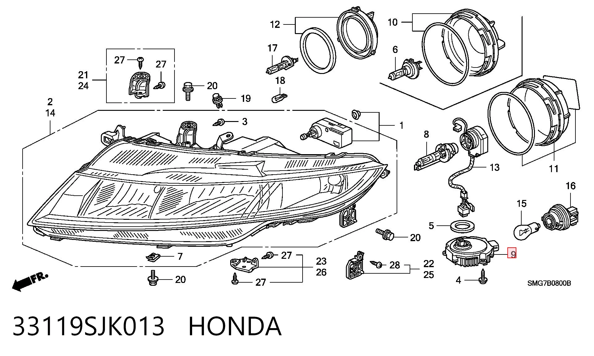 33119SJK013 Honda