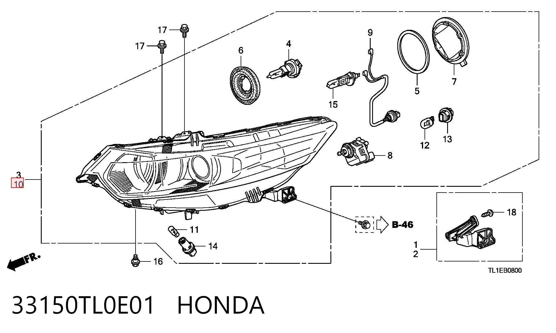 33150TL0E01 Honda