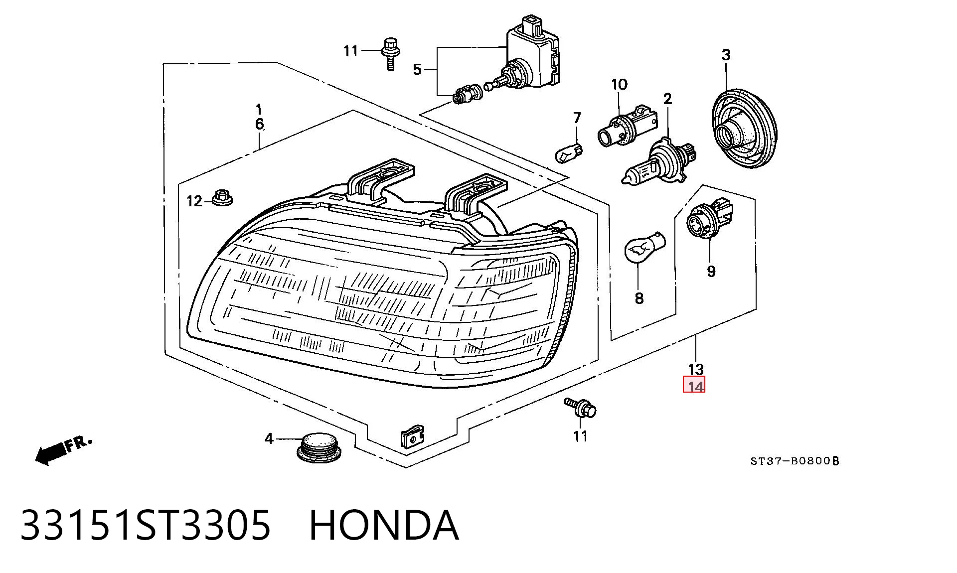 33151ST3305 Honda