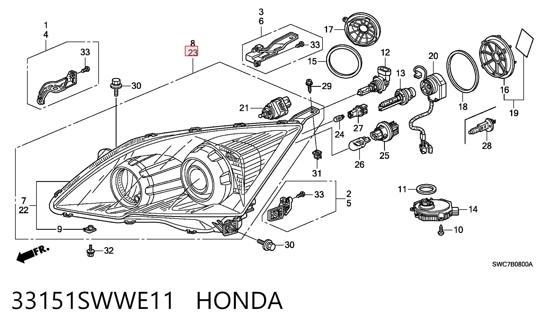 33151SWWE11 Honda