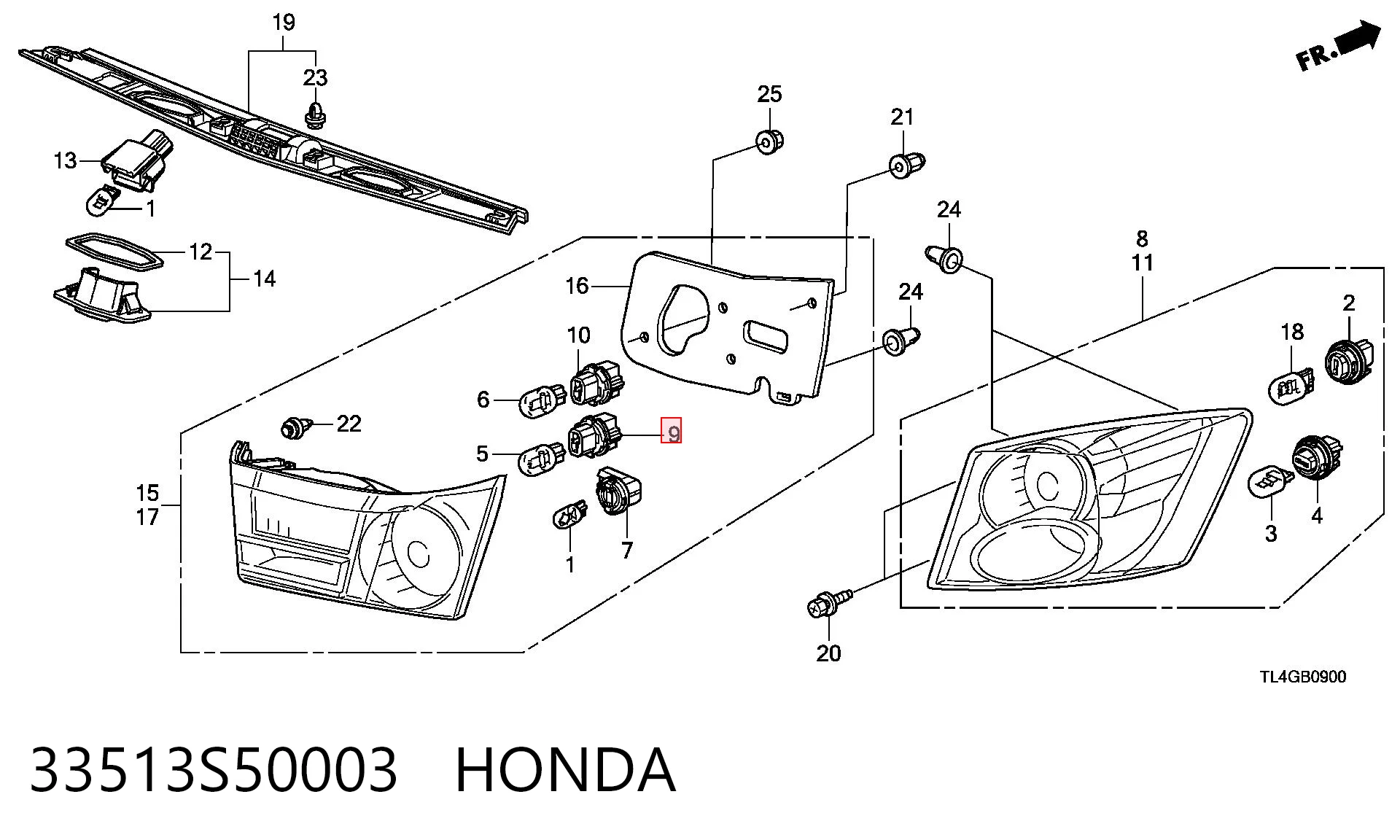 33513S50003 Honda
