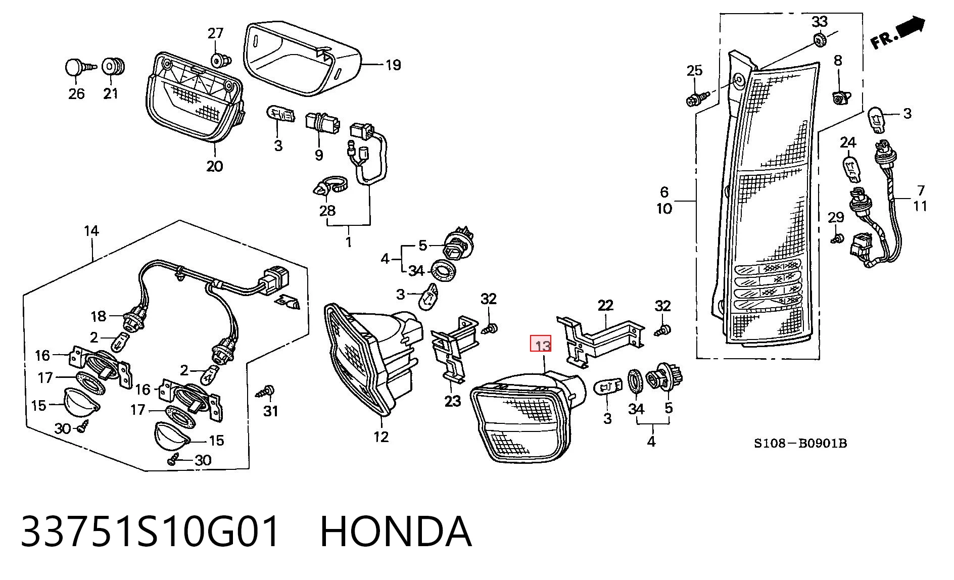 33751S10G01 Honda
