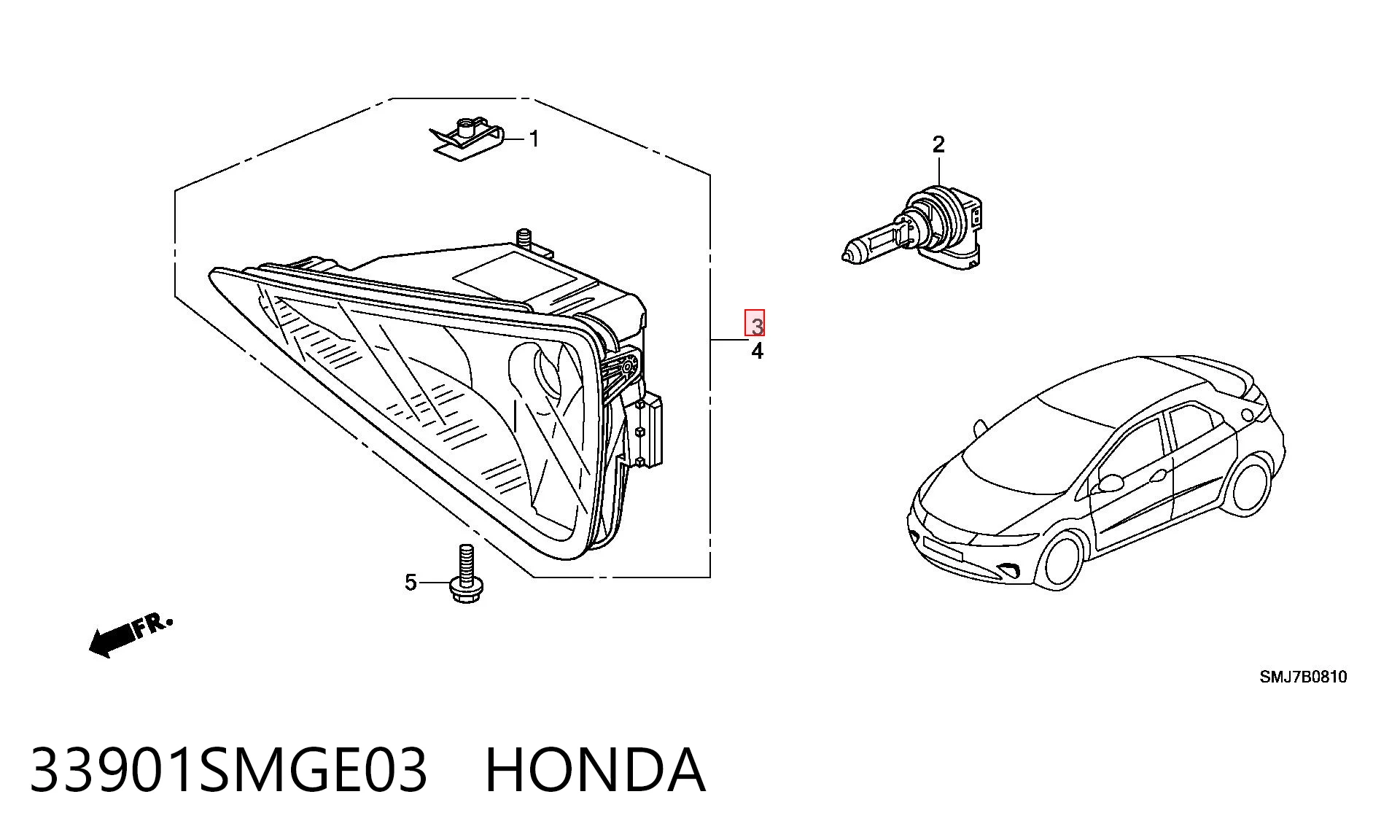 33901SMGE03 Honda