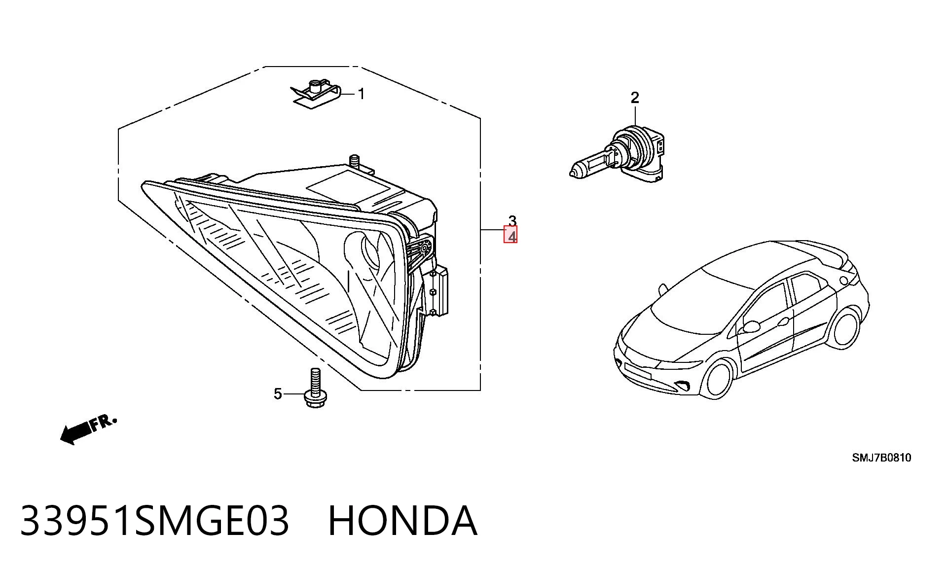 33951SMGE03 Honda