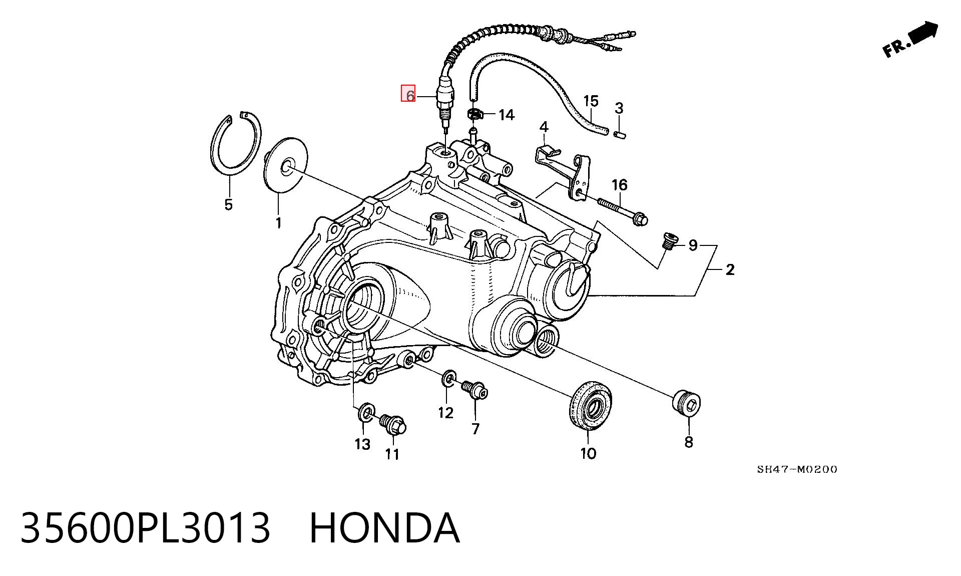 Sensor de marcha atrás Accord IV sedán (1990-1993) original desde 20,04 €