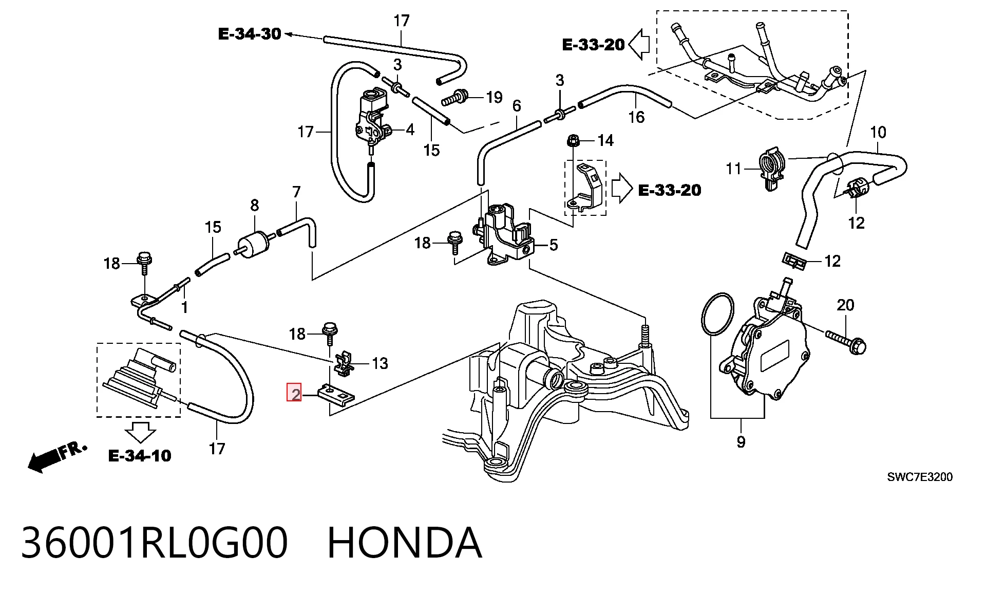 36001RL0G00 Honda