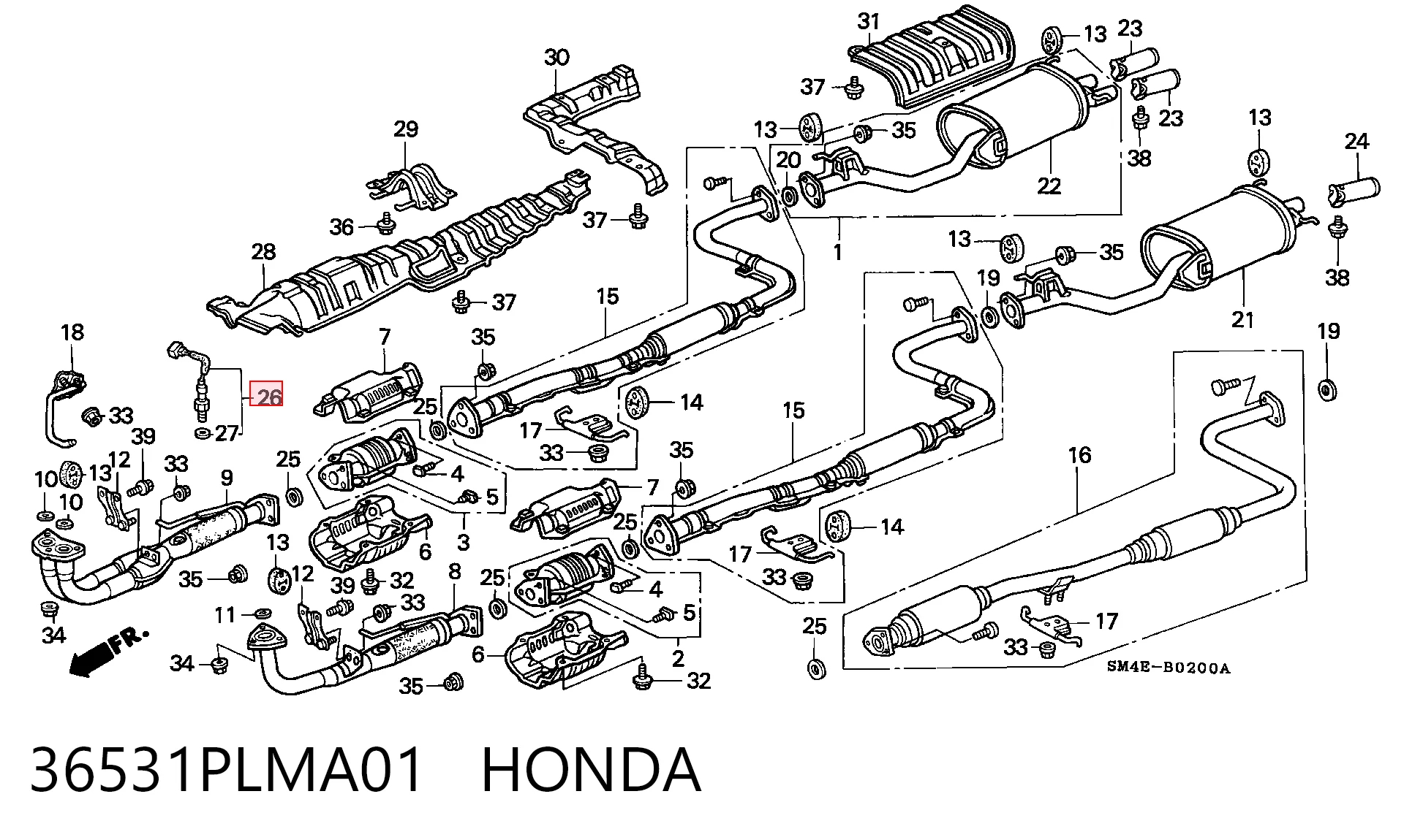 36531PLMA01 Honda