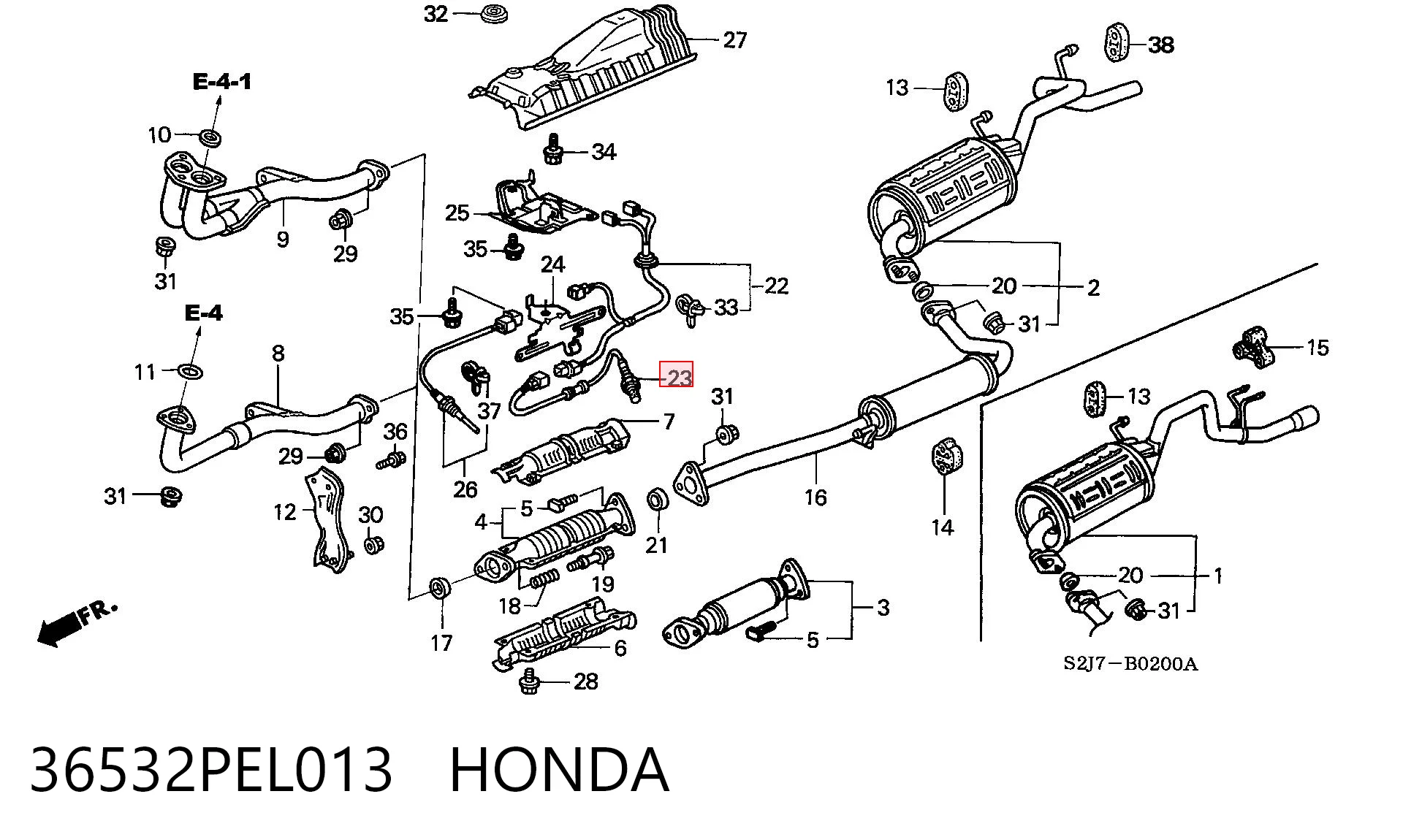 36532PEL013 Honda