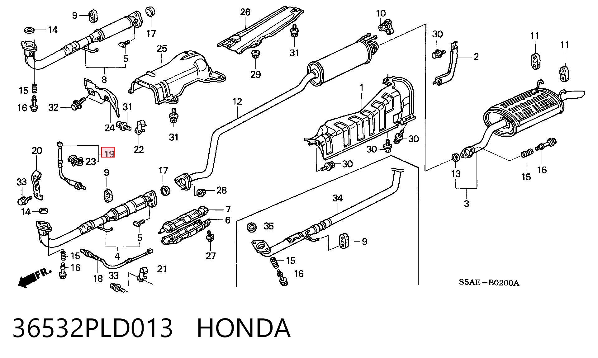 Comprar Sonda Lambda Honda Civic VII EU, EP, EV a bajo precio