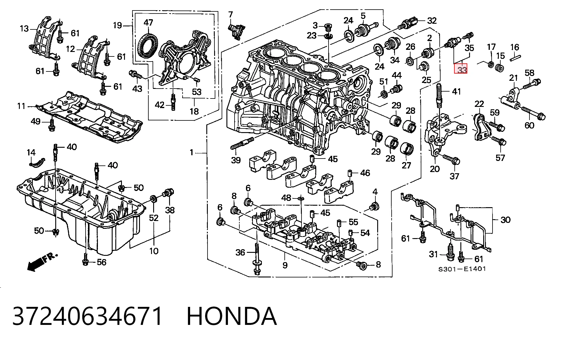 Sensor de aceite Hyundai Coupe I (RD)