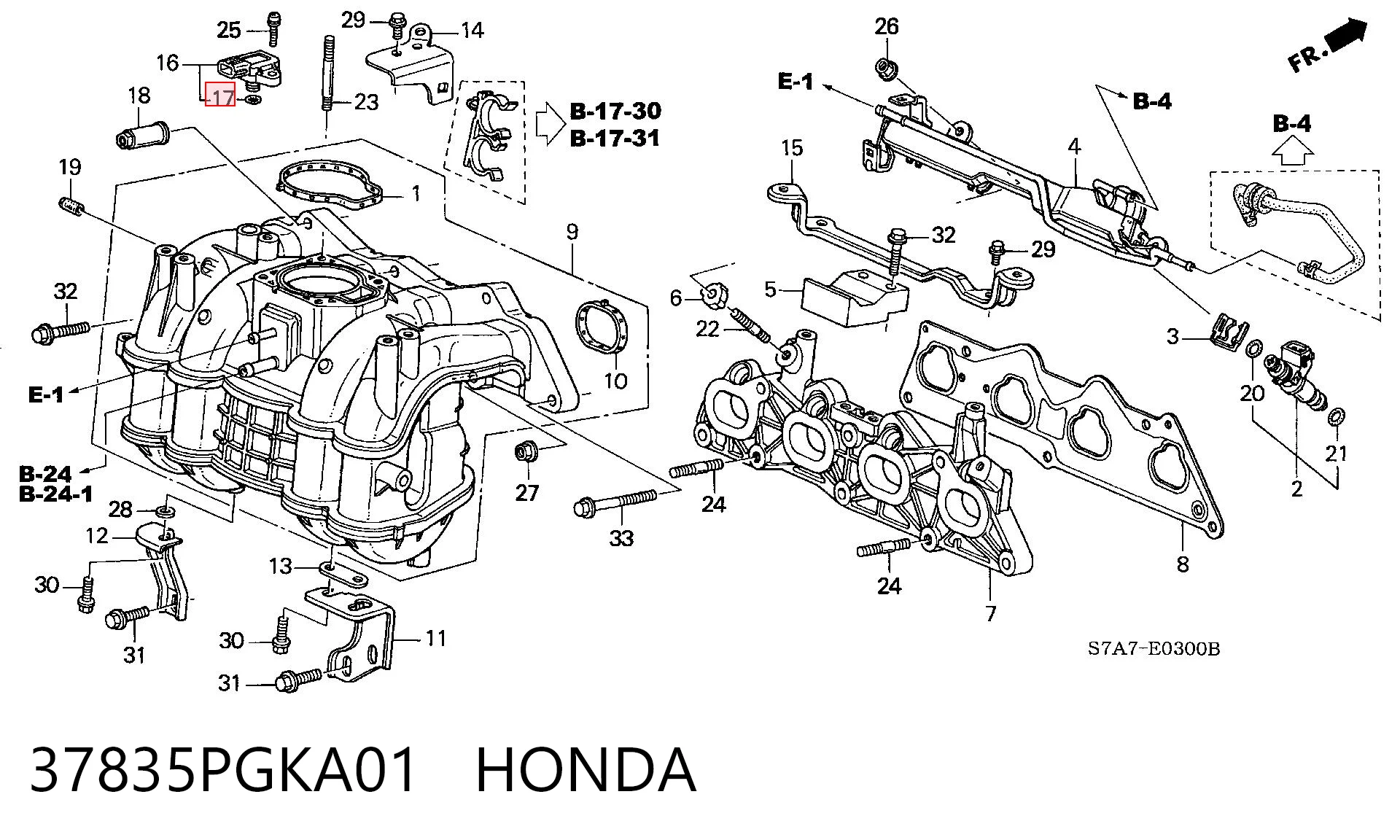 37835PGKA01 Honda 
