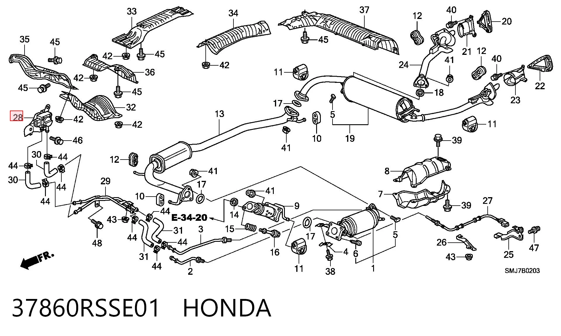 37860RSSE01 Honda