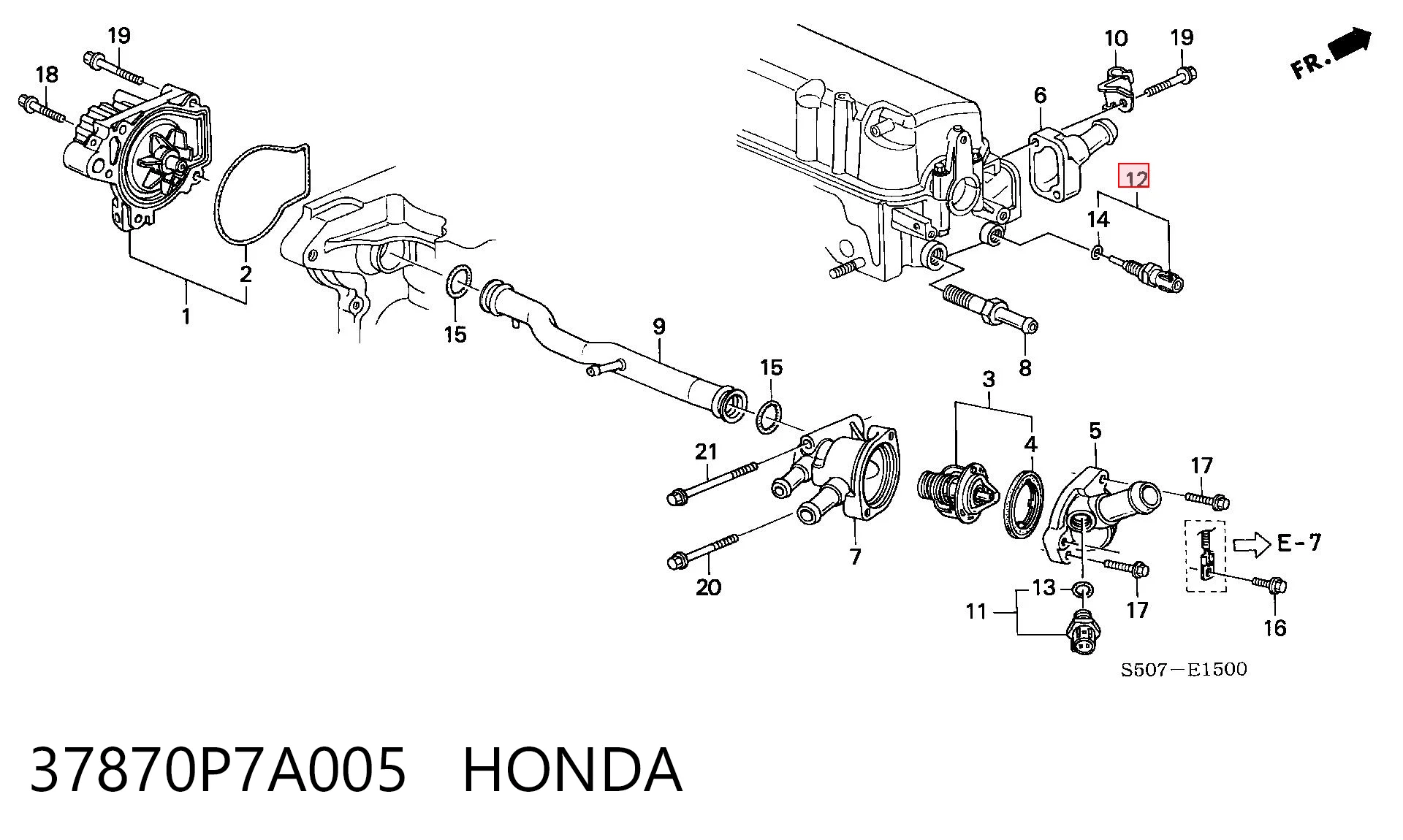 37870P7A005 Honda