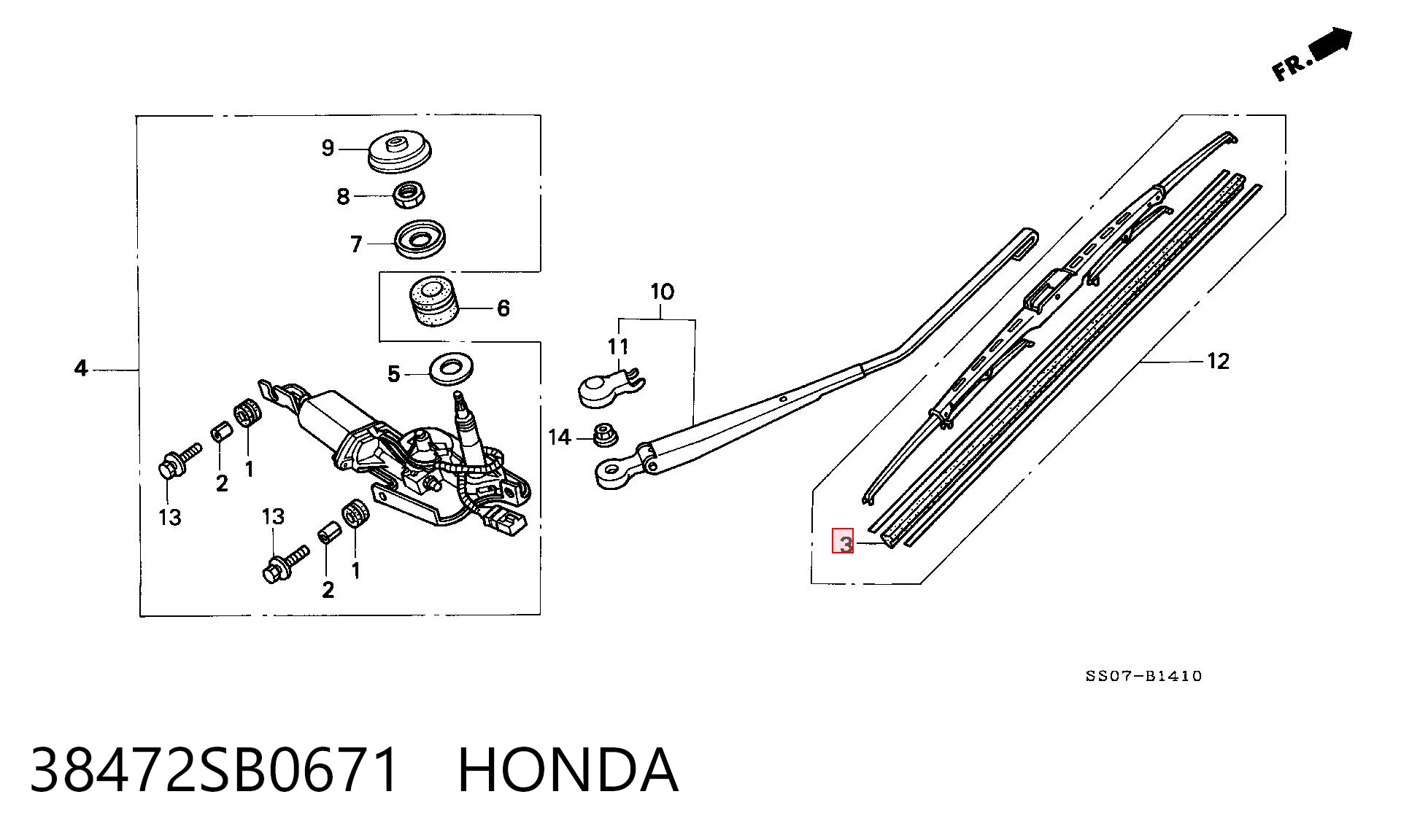 38472SB0671 Honda