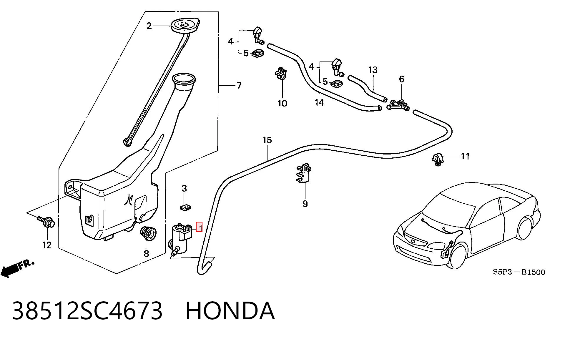 38512SC4673 Honda