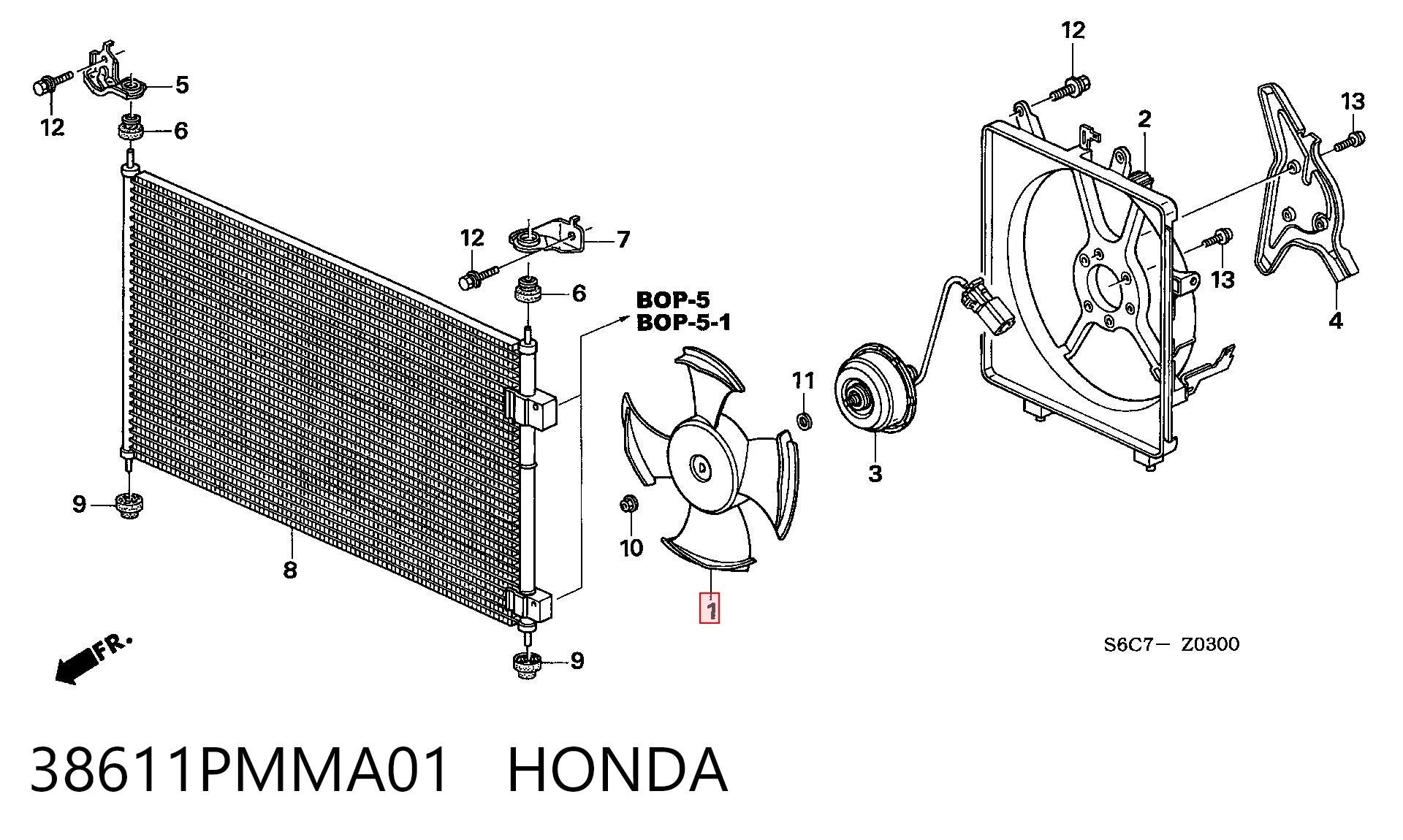 38611PMMA01 Honda