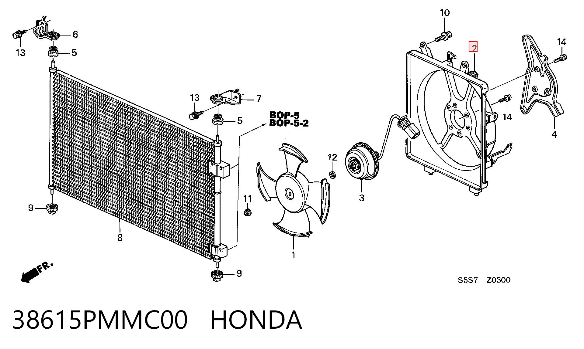 38615PMMC00 Honda