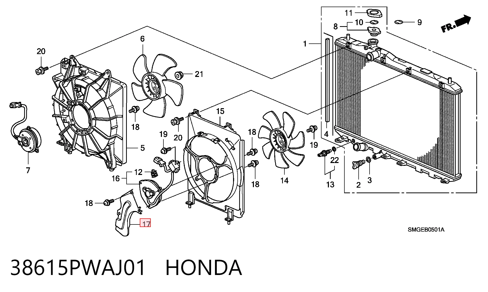 38615PWAJ01 Honda