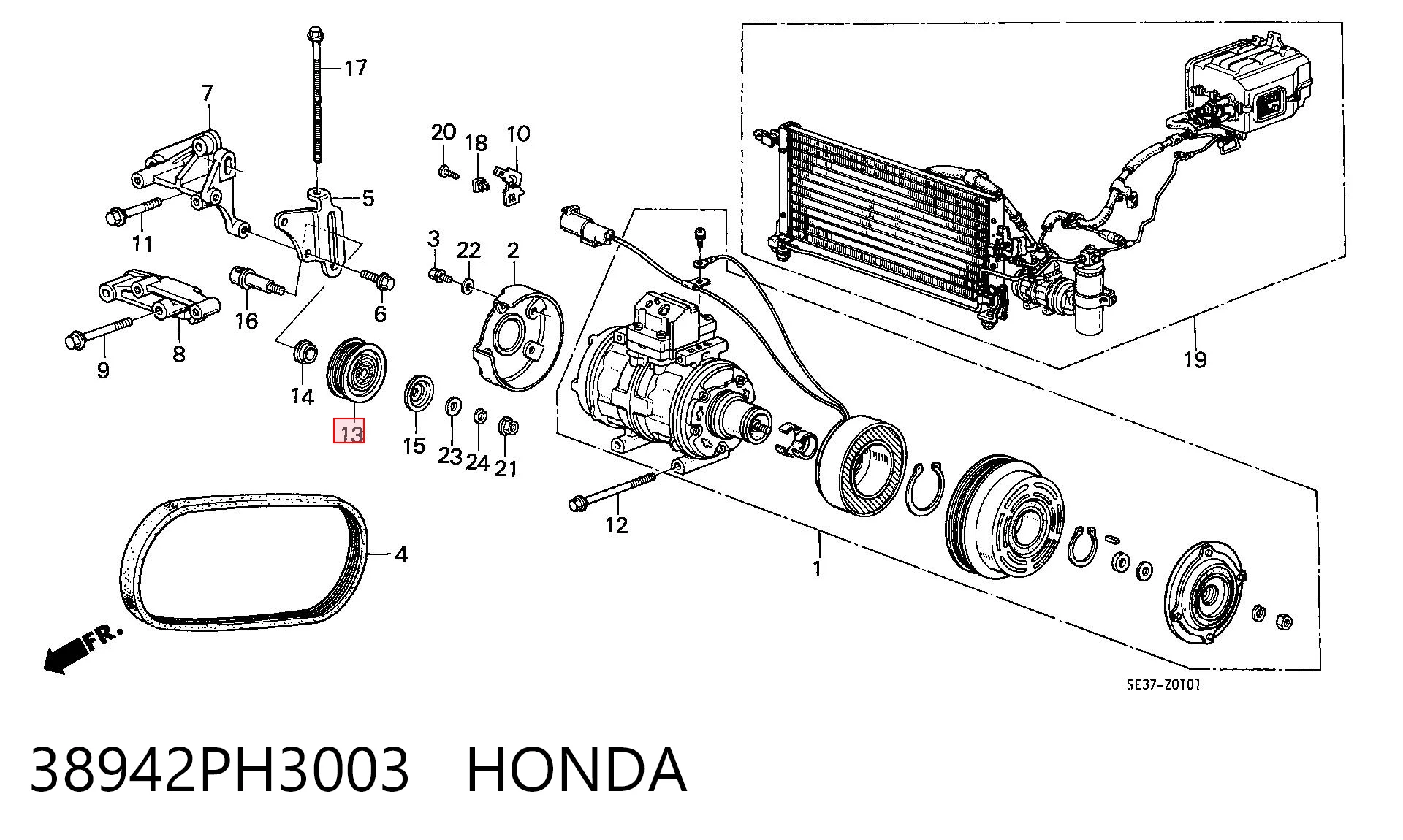 38942PH3003 Honda