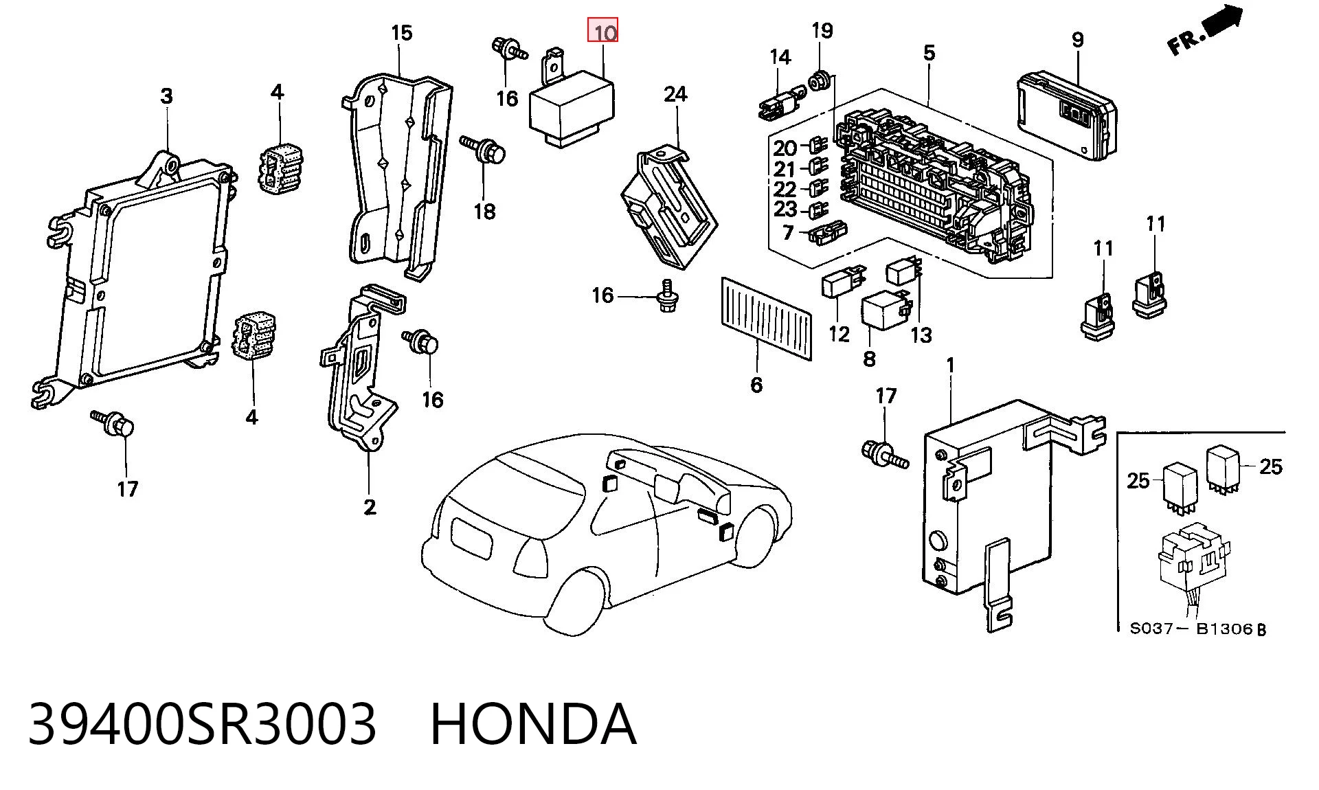 39400SR3003 Honda 