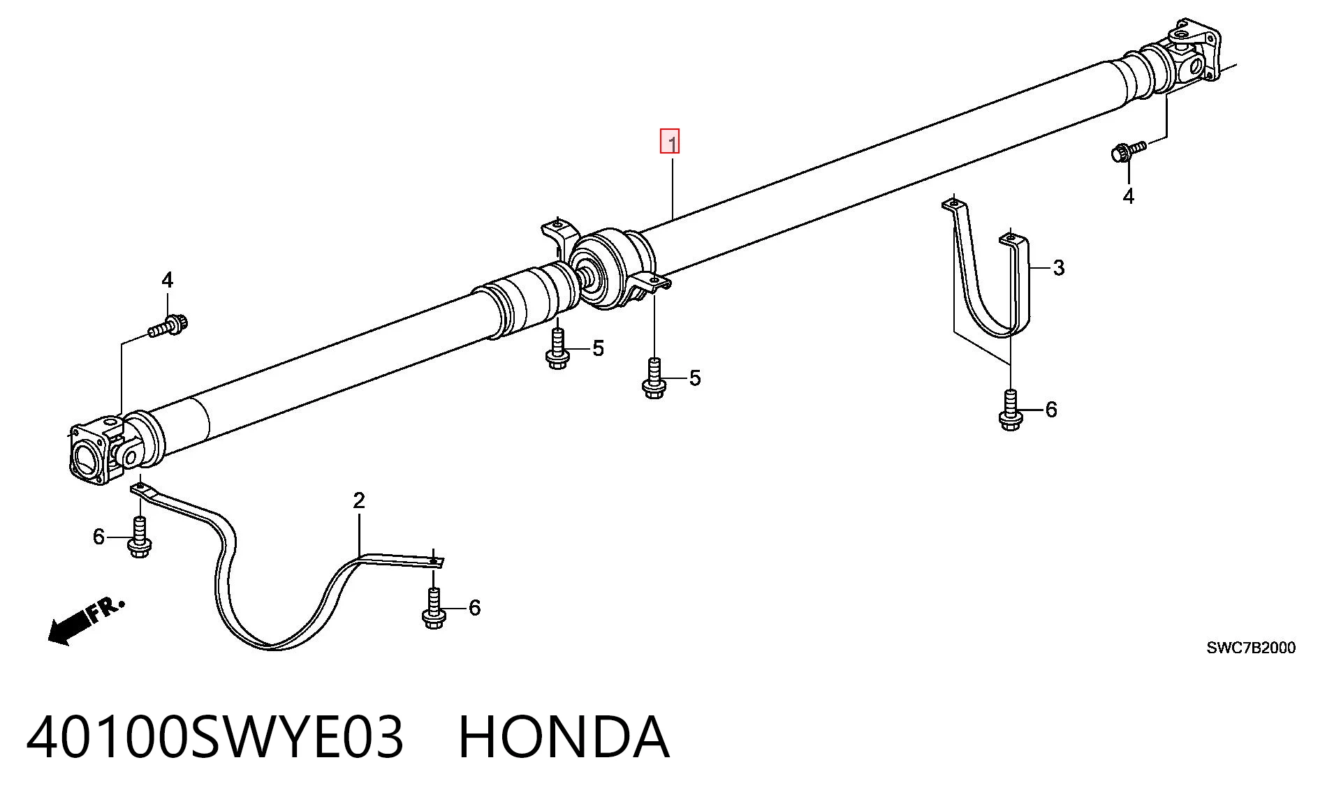 40100SWYE03 Honda