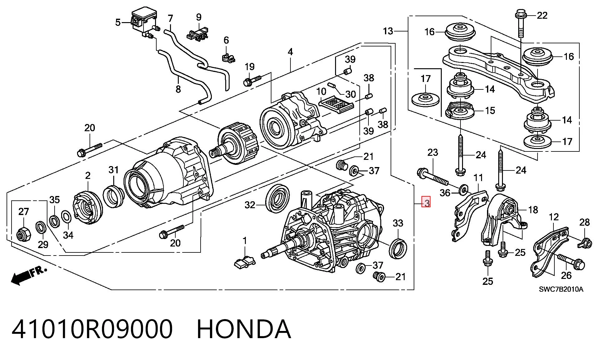 Grupo trasero para Honda CR-V III RE