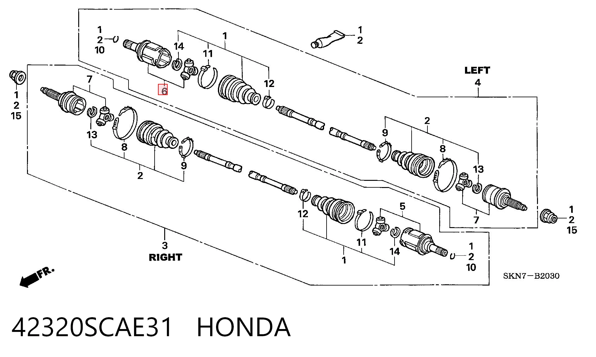 42320SCAE31 Honda