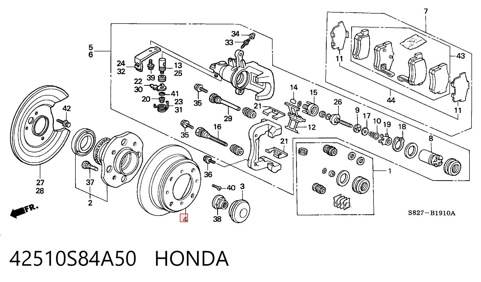 42510S84A50 Honda