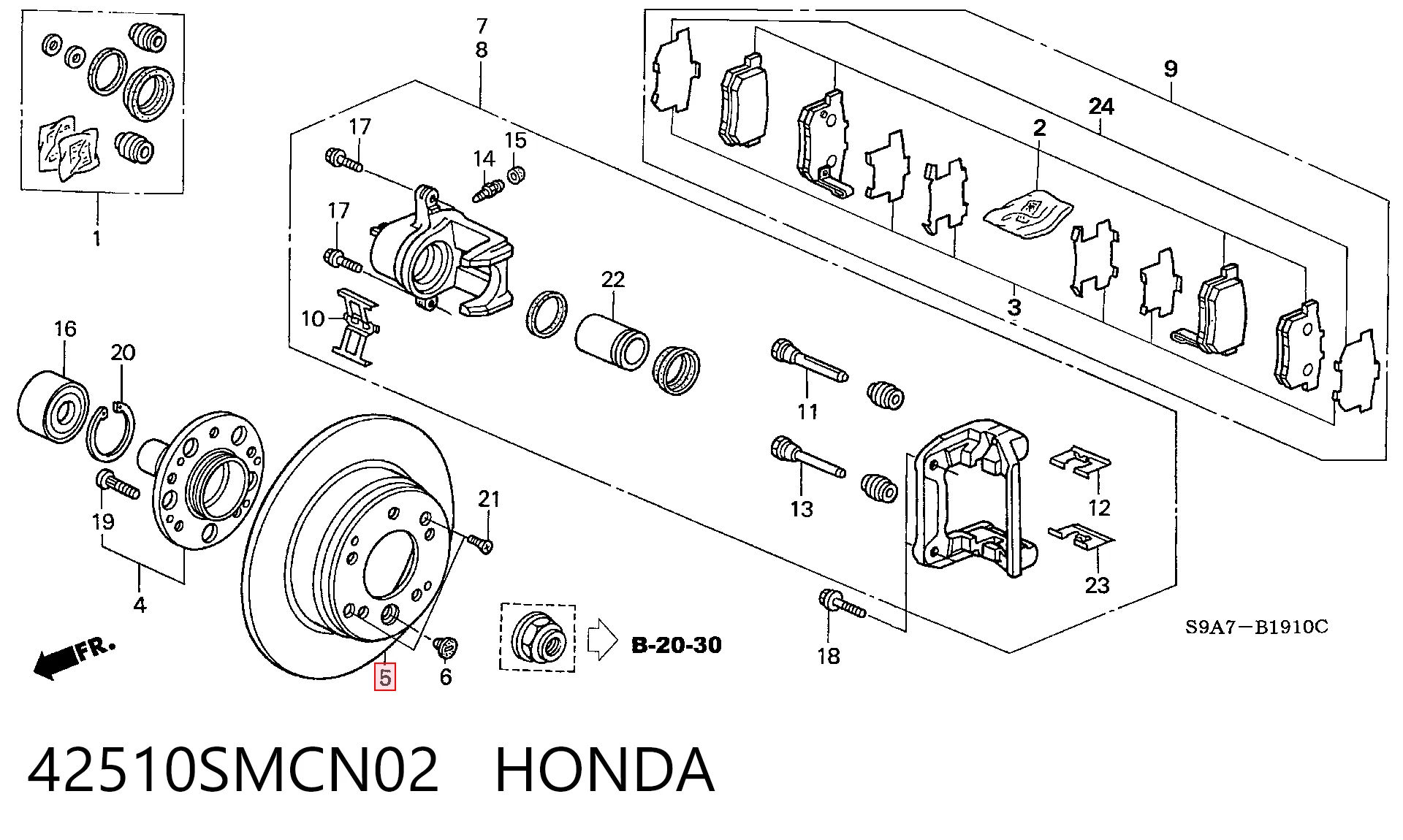 42510SMCN02 Honda