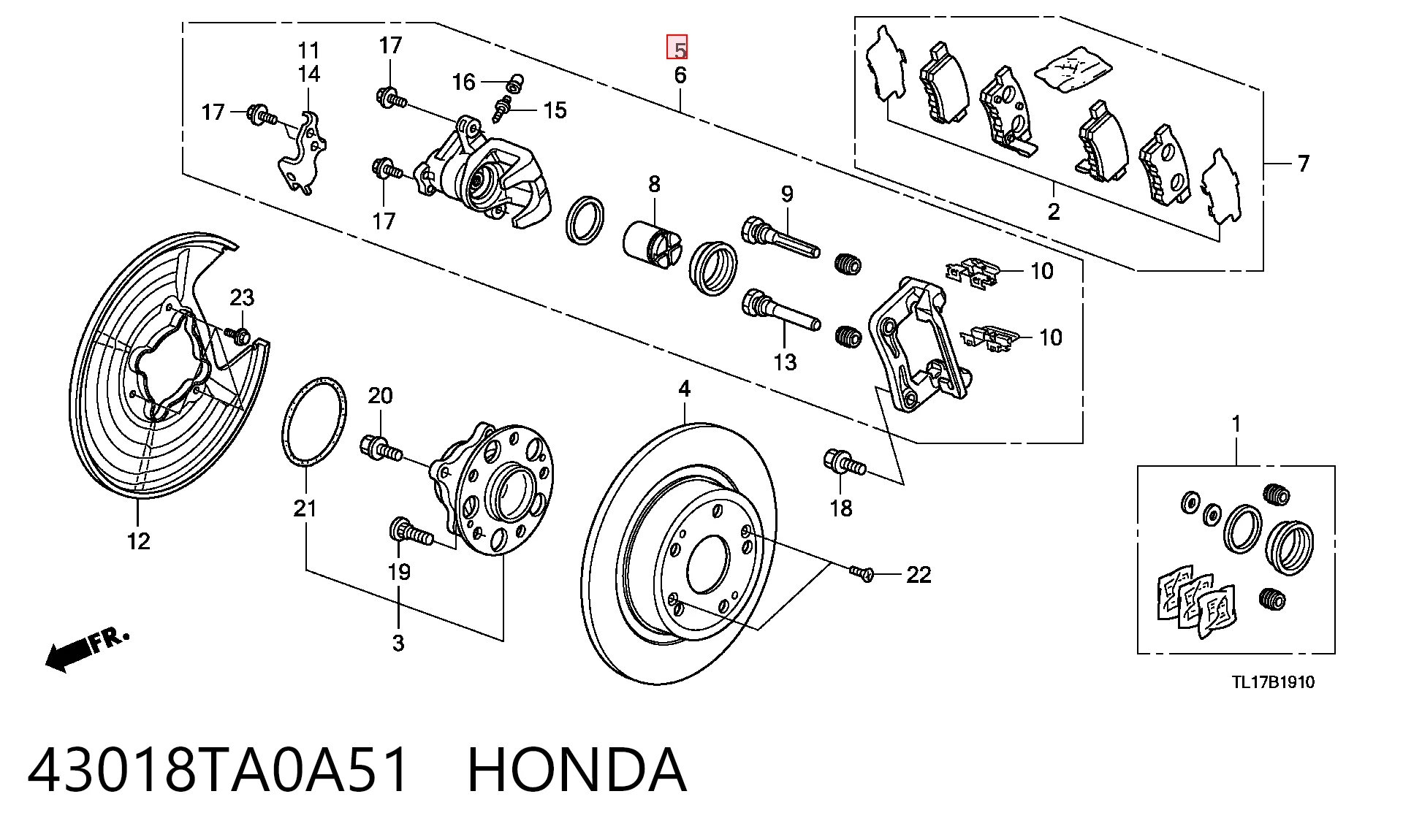 43018TA0A51 Honda
