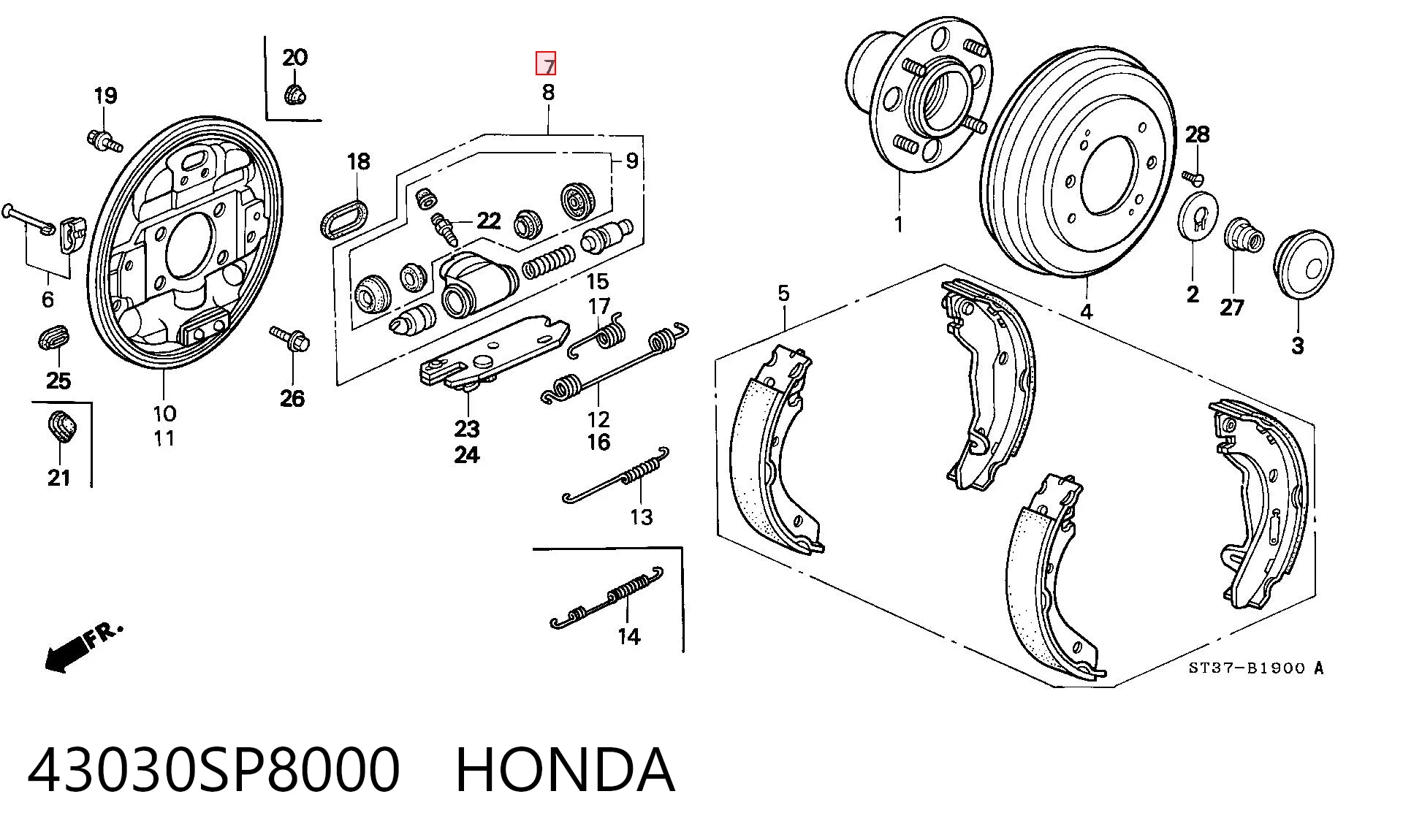 43030SP8000 Honda