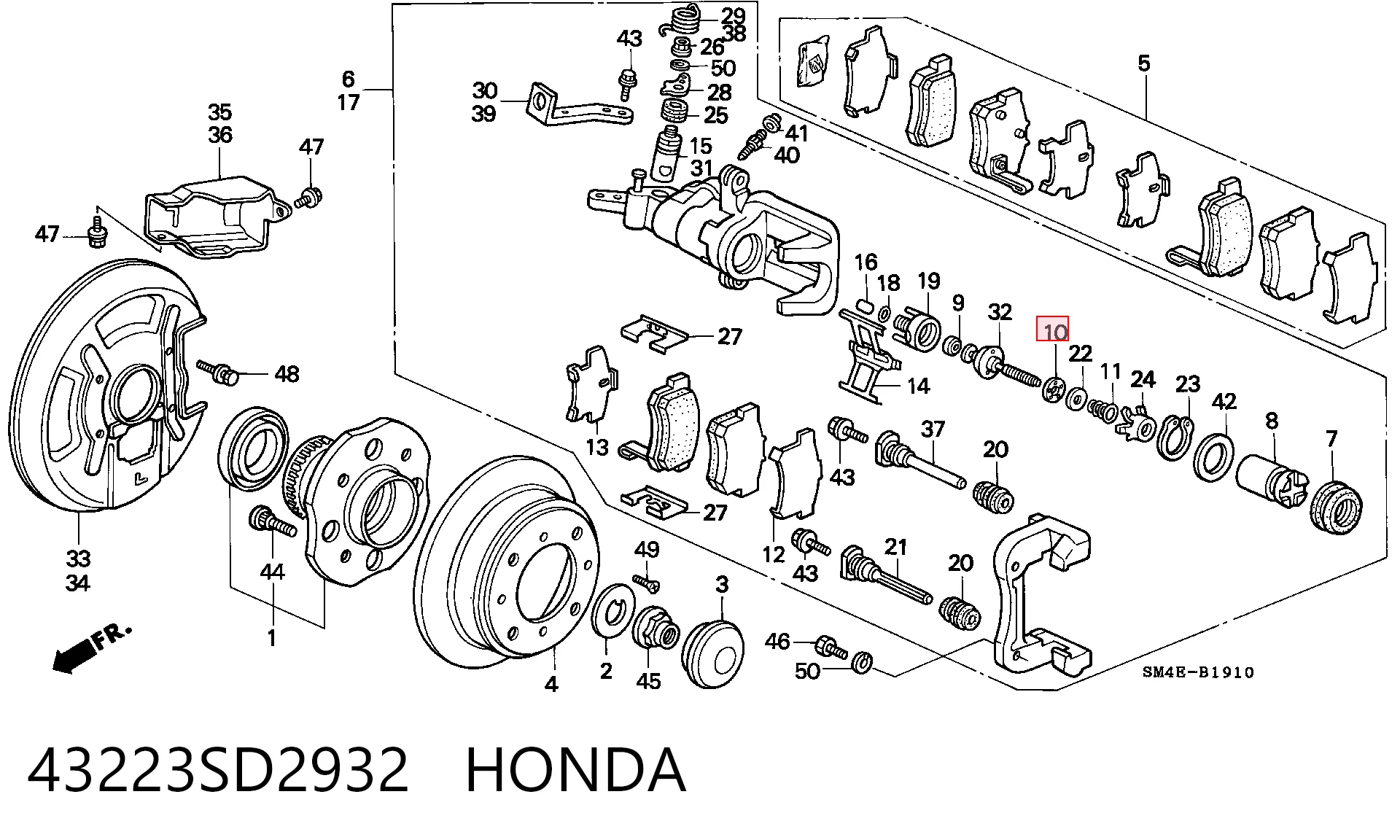 43223SD2932 Honda