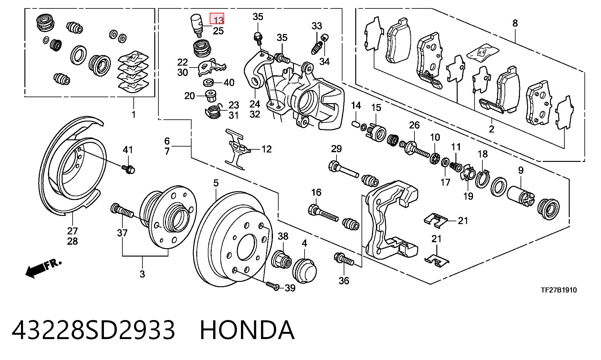 43228SD2933 Honda