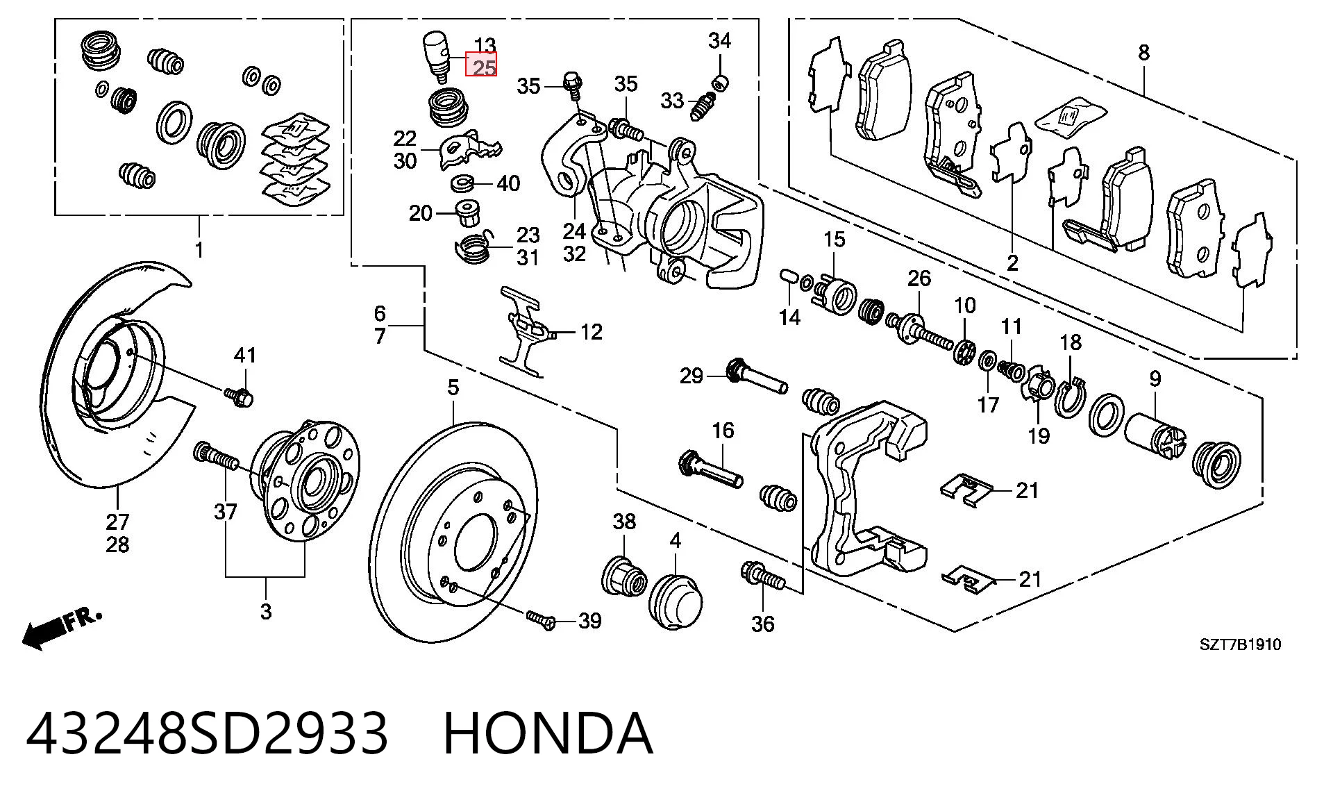 43248SD2933 Honda 