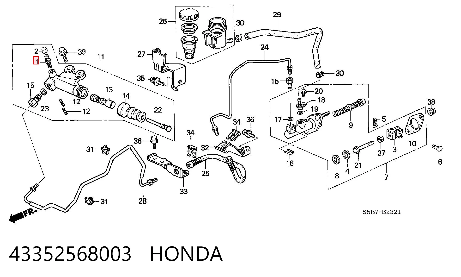 43352568003 Honda 