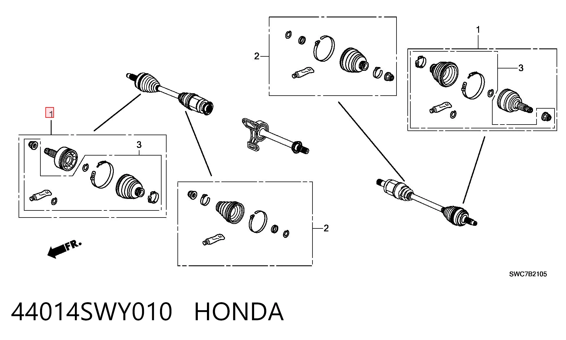 Comprar Junta homocinética exterior delantera Accord VIII CU